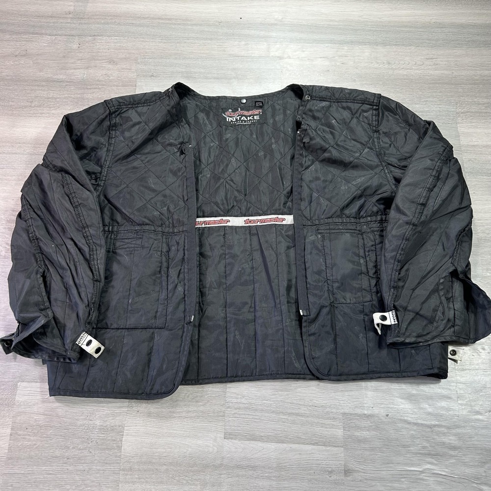 Tourmaster Liner Jacket Mens XL Black Intake Series 2 Quilted Zip Motorcycle